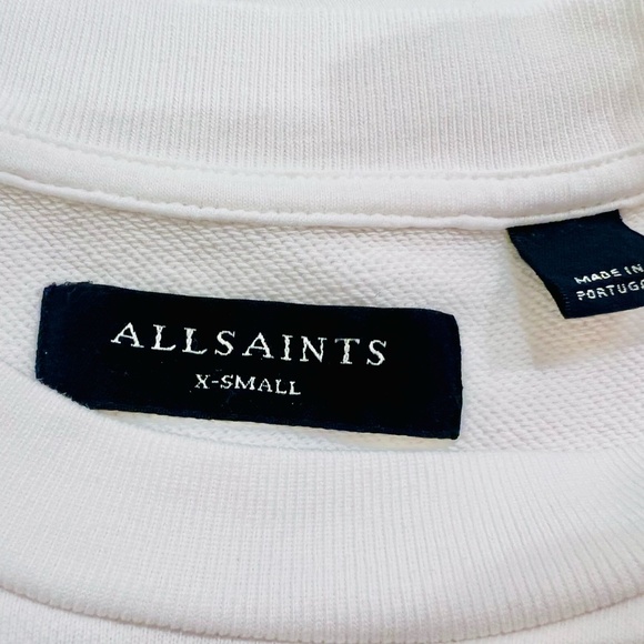 ALLSAINTS Caliwater Relaxed Fit Sweatshirt XS MSRP $169 - Picture 14 of 14